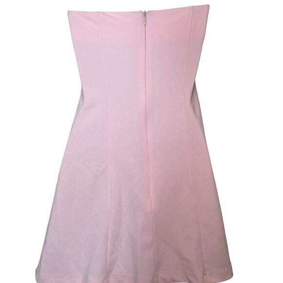 Miscreants Pink Strapless Micro Mini Dress Size US 4 - Picture 4 of 6